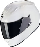 Full-Face Motorcycle Helmet Scorpion Exo Exo-491 Polycarbonate White Solid Size Xl