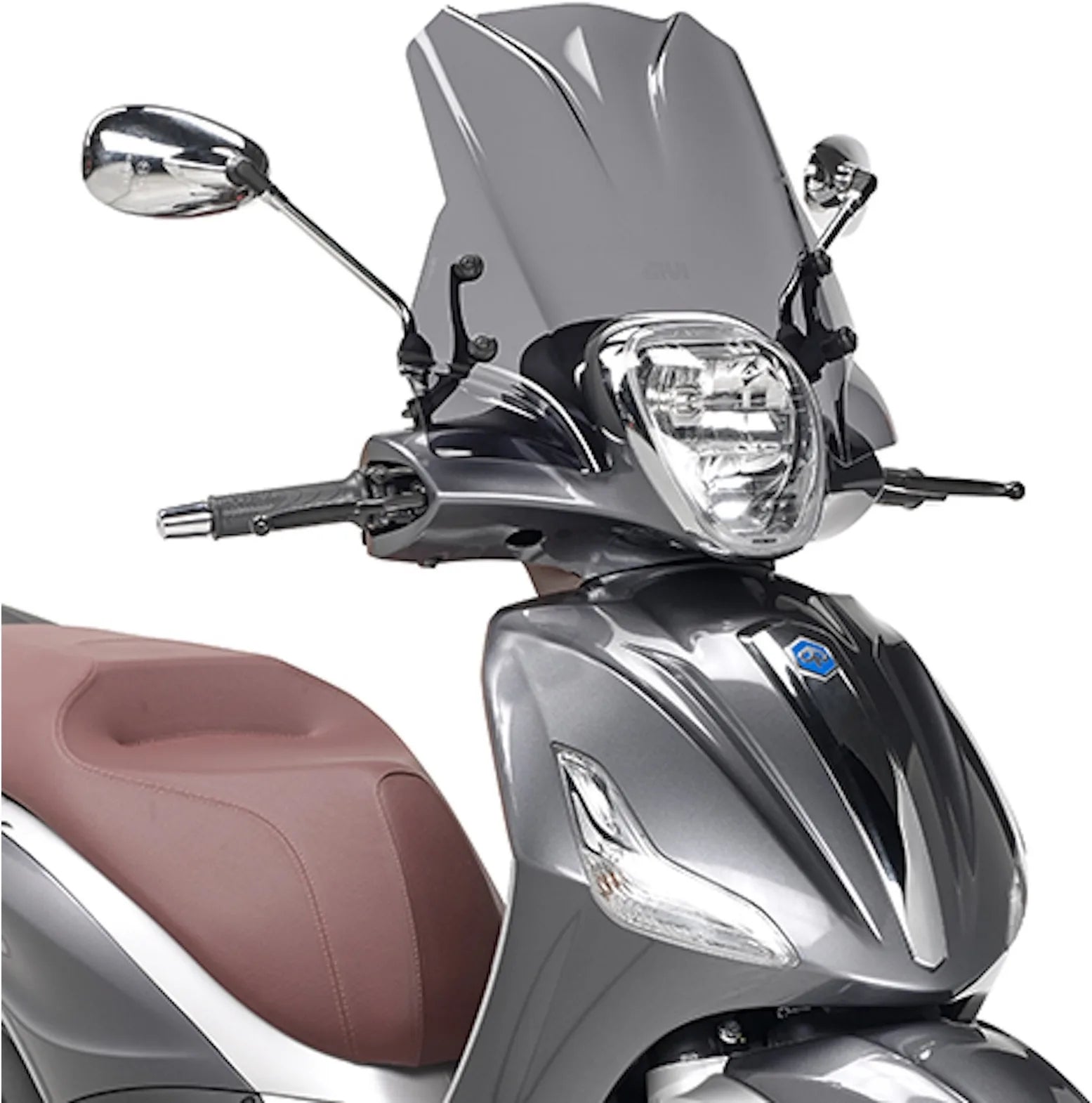 Smoked Wind-Scree - Givi Compatible With Piaggio Beverly 125 - 300 - 350 Ie (2010-2020)