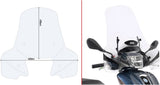 Transparent Wind-Screen - Givi Compatible With Sym Symphony S 50 - 125 (2009-2020)