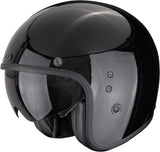 Urban Motorcycle Helmet Scorpion Exo Belfast Evo Ultra Tct Black Solid Size Xl