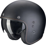 Urban Motorcycle Helmet Scorpion Exo Belfast Evo Ultra Tct Matt Pearl Black Solid Size Xxl
