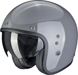 Urban Motorcycle Helmet Scorpion Exo Belfast Evo Ultra Tct Metallic Grey Solid Size S