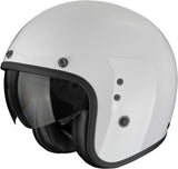 Urban Motorcycle Helmet Scorpion Exo Belfast Evo Ultra Tct Light Grey Solid Size Xs