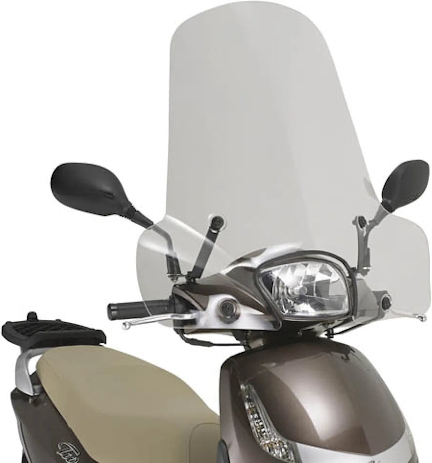 Transparent Wind-Screen - Givi Compatible With Peugeot Tweet 50 - 125 - 150 (2010-2022)
