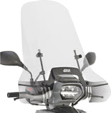 Transparent Wind-Screen - Givi Compatible With Peugeot Tweet 50 - 125 - 200 Fl Allure (2023)
