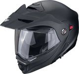 Full-Face Motorcycle Helmet Scorpion Exo Adx-2 Polycarbonate Matt Pearl Black Solid Size S
