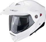 Full-Face Motorcycle Helmet Scorpion Exo Adx-2 Polycarbonate Pearl White Solid Size M