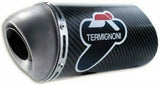 Exhaust Tip Without Sound Certification Carbon - Termignoni Compatible With Ducati Monster S4Rs