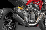 Exhaust Tip With Noise Certification Carbon - Termignoni Compatible With Ducati Monster 1200 (2015-2016)