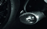 Exhaust Tip Without Sound Certification Carbon - Termignoni Compatible With Ducati Diavel X