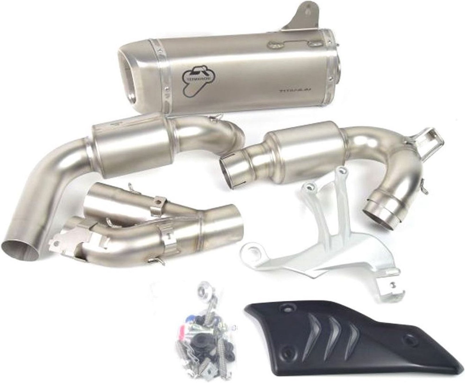 Complete Exhaust System Without Catalytic Converter And Without Sound Certification Titanium - Termignoni Compatible With Ducati Multistrada 1260 (2018)