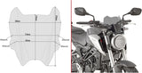 Smoked Wind-Scree - Givi Compatible With Honda Cb 125 R (2021-2024)