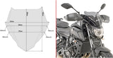 Smoked Wind-Scree - Givi Compatible With Yamaha Mt-07 (2018-2020)