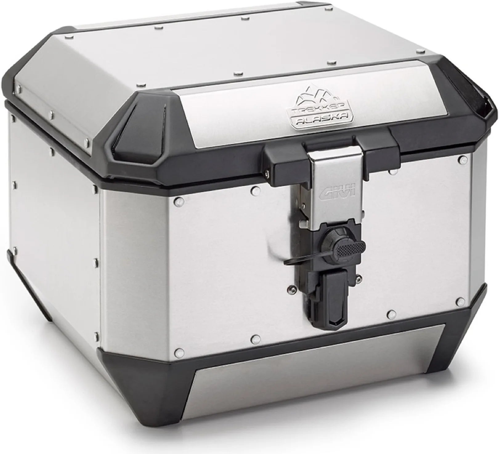 Monokey Trekker Alaska Aluminium Top Case - 44 Lt Trekker Alaska Aluminium - Givi Compatible With Ktm 1290 Super Adventure S (2017-2020)