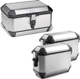 Trekker Alaska Aluminium Top Case + Side Cases - 128 Lt Trekker Alaska Aluminium - Givi Compatible With Triumph Bonneville T100 (2017-2022)