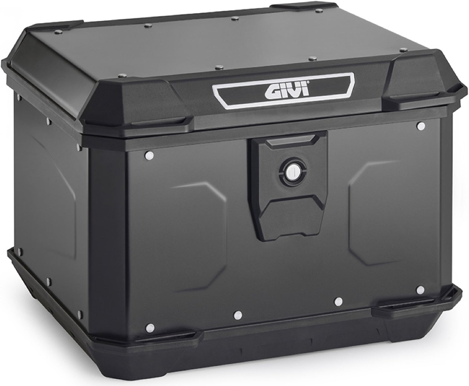 Monolock Alpina Black Aluminium Top Case - 44 Lt Alpina Aluminium - Givi Compatible With Kl Brera X 125 - 300 (2022-2024)
