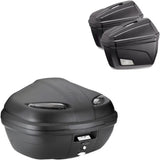 Top Case K47Nt + Side-Cases K22N + Rapid Side-Case Holder - Kappa Moto Compatible With Honda Crf 1000 L Africa Twin (2018-2019)