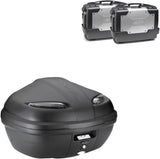 Top Case K47Nt + Side-Cases Kgr33 + Rapid Side-Case Holder - Kappa Moto Compatible With Honda Crf 1000 L Africa Twin (2018-2019)