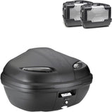 Top Case K47Nt + Side-Cases Kgr46 + Rapid Side-Case Holder - Kappa Moto Compatible With Honda Crf 1000 L Africa Twin Adventure Sports (2018-2019)