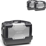Top Case Kgr33 + Side-Cases Kgr33 + Rapid Side-Case Holder - Kappa Moto Compatible With Honda Crf 1000 L Africa Twin (2018-2019)