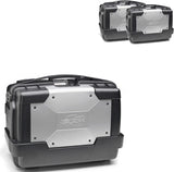 Top Case Kgr33 + Side-Cases Kgr46 + Rapid Side-Case Holder - Kappa Moto Compatible With Honda Crf 1000 L Africa Twin (2018-2019)