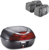 Top Case K42N + Side-Bags Kmlw01 + Holder + Side-Case Holder - Kappa Moto Compatible With Suzuki Gsr 600 (2006-2011)