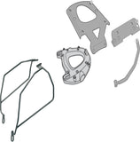 Rear-Rack Monolock + Side-Case Holder - Kappa Moto Compatible With Suzuki Gsr 600 (2006-2011)