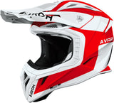 Off-Road Motorcycle Helmet Airoh Aviator Ace 2 - Av22I55 Composite Carbon Gloss Red Iron Size Xs