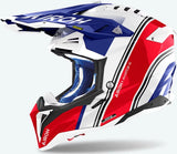Off-Road Motorcycle Helmet Airoh Aviator 3 - Av3H55 Hpc Carbon Gloss Red Hima Size L