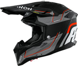 Off-Road Motorcycle Helmet Airoh Aviator 3 - Av3L32 Hpc Carbon Matte Orange Leader Size Xs