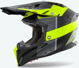 Off-Road Motorcycle Helmet Airoh Aviator 3 - Av3M31 Hpc Carbon Matte Yellow Monarch Size S