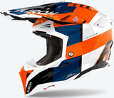 Off-Road Motorcycle Helmet Airoh Aviator 3 - Av3M32 Hpc Carbon Gloss Orange Monarch Size Xs