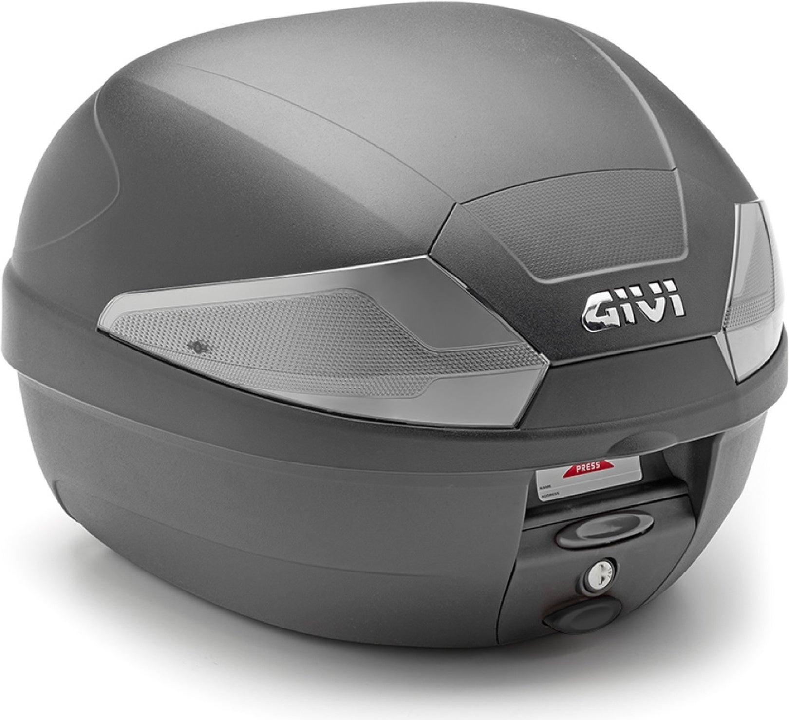Monolock Black Tech Top Case - 29 Lt Technopolymer - Givi Compatible With Wottan Storm S 300 (2022-2024)