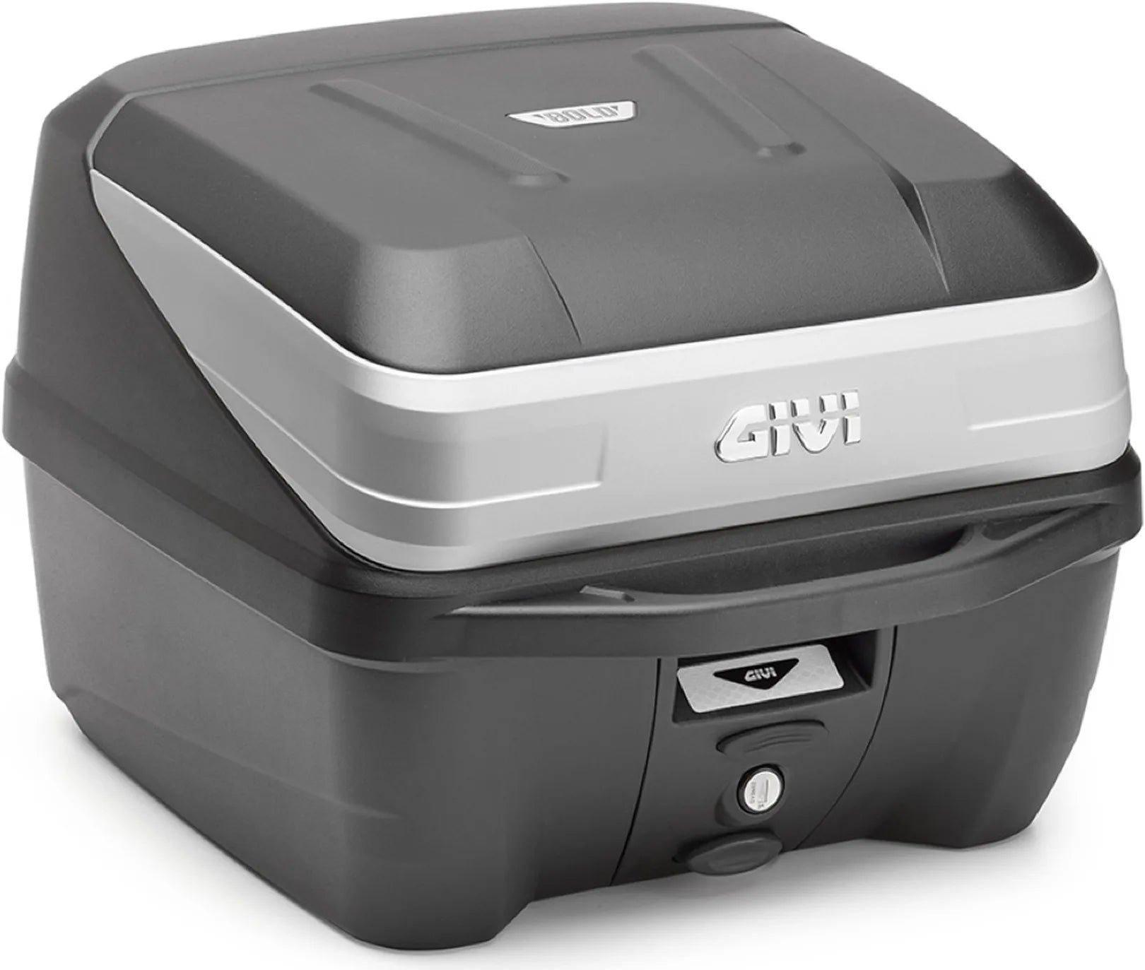 Monolock Silver Top Case - 32 Lt Technopolymer - Givi Compatible With Ktm 790 Adventure R (2019-2020)