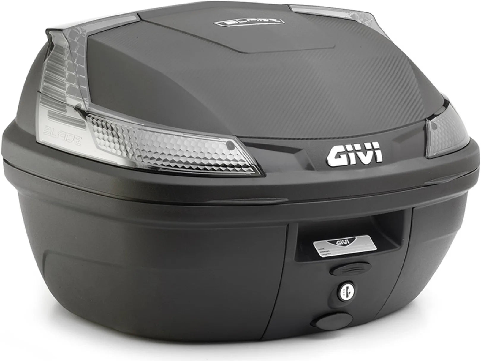 Monolock Blade Black Tech Top Case - 37 Lt Blade Technopolymer - Givi Compatible With Ktm 125 Duke (2011-2016)