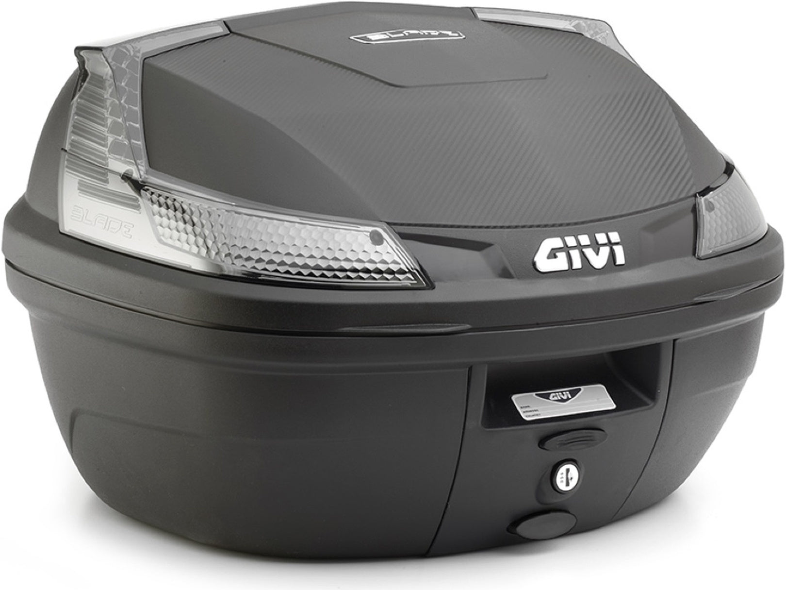 Monolock Blade Black Tech Top Case - 37 Lt Blade Technopolymer - Givi Compatible With Keeway V 302 C 300 (2023-2024)