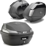 Blade Black Tech Top Case + Side Cases - 107 Lt Blade Technopolymer - Givi Compatible With Honda Cbf 500 (2004-2012)