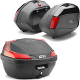 Blade Black Top Case + Side Cases - 107 Lt Blade Technopolymer - Givi Compatible With Honda Cbf 1000 - Abs (2006-2009)