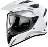 Dual Motorcycle Helmet Airoh Bandit - Ba14 Thermoplastic Hrt Gloss White Color Size Xxl