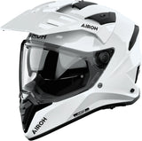 Dual Motorcycle Helmet Airoh Bandit - Ba14 Thermoplastic Hrt Gloss White Color Size L