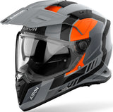 Dual Motorcycle Helmet Airoh Bandit - Bah32 Thermoplastic Hrt Matte Orange Horn Size Xs
