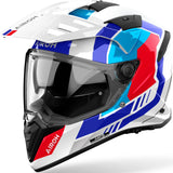 Dual Motorcycle Helmet Airoh Bandit - Bah55 Thermoplastic Hrt Gloss White Horn Size S