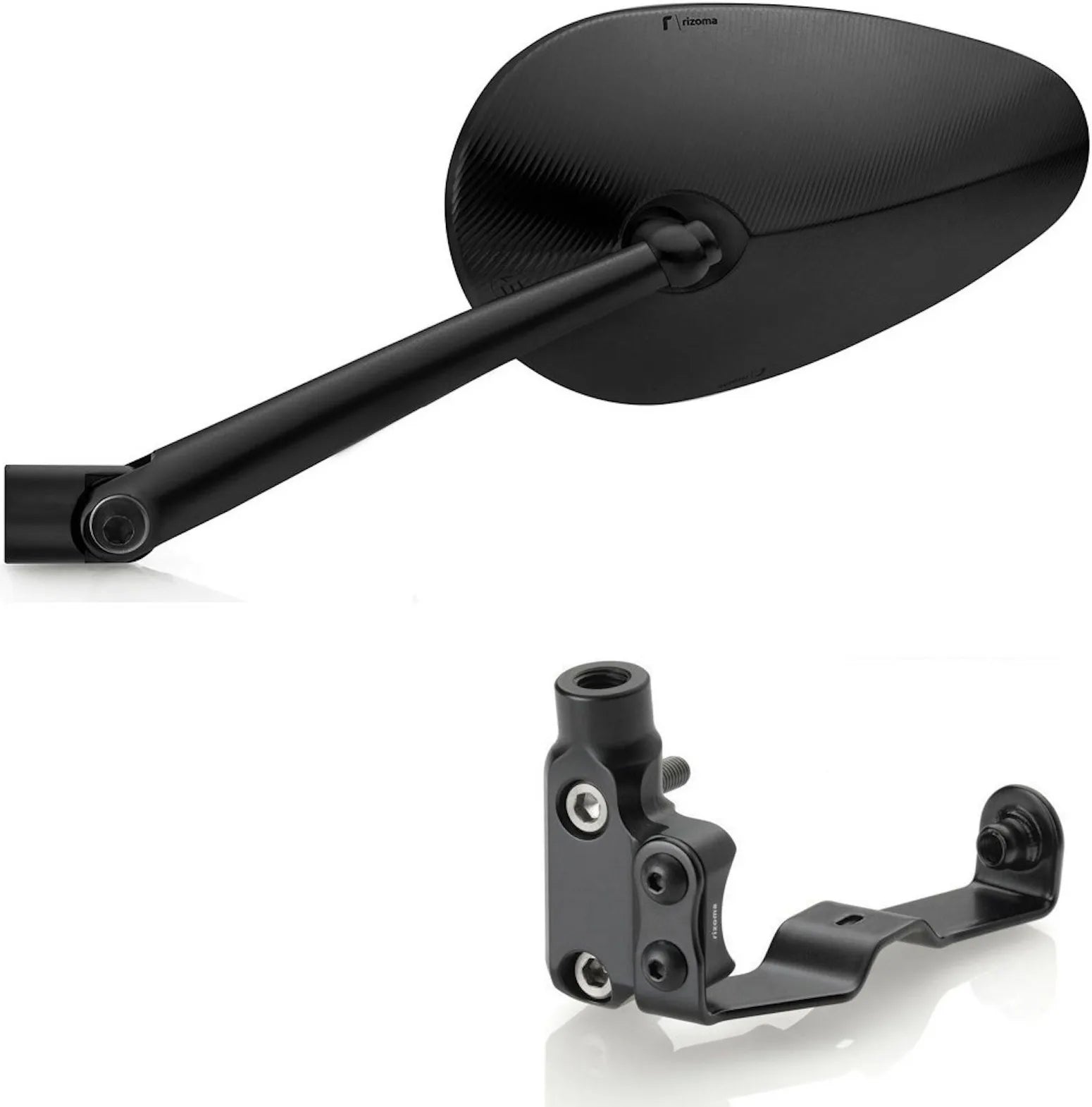 Mirror Side Mount Left Radial Rs - Rizoma Compatible With Mv Agusta Rivale 800 Eas (2013-2019)