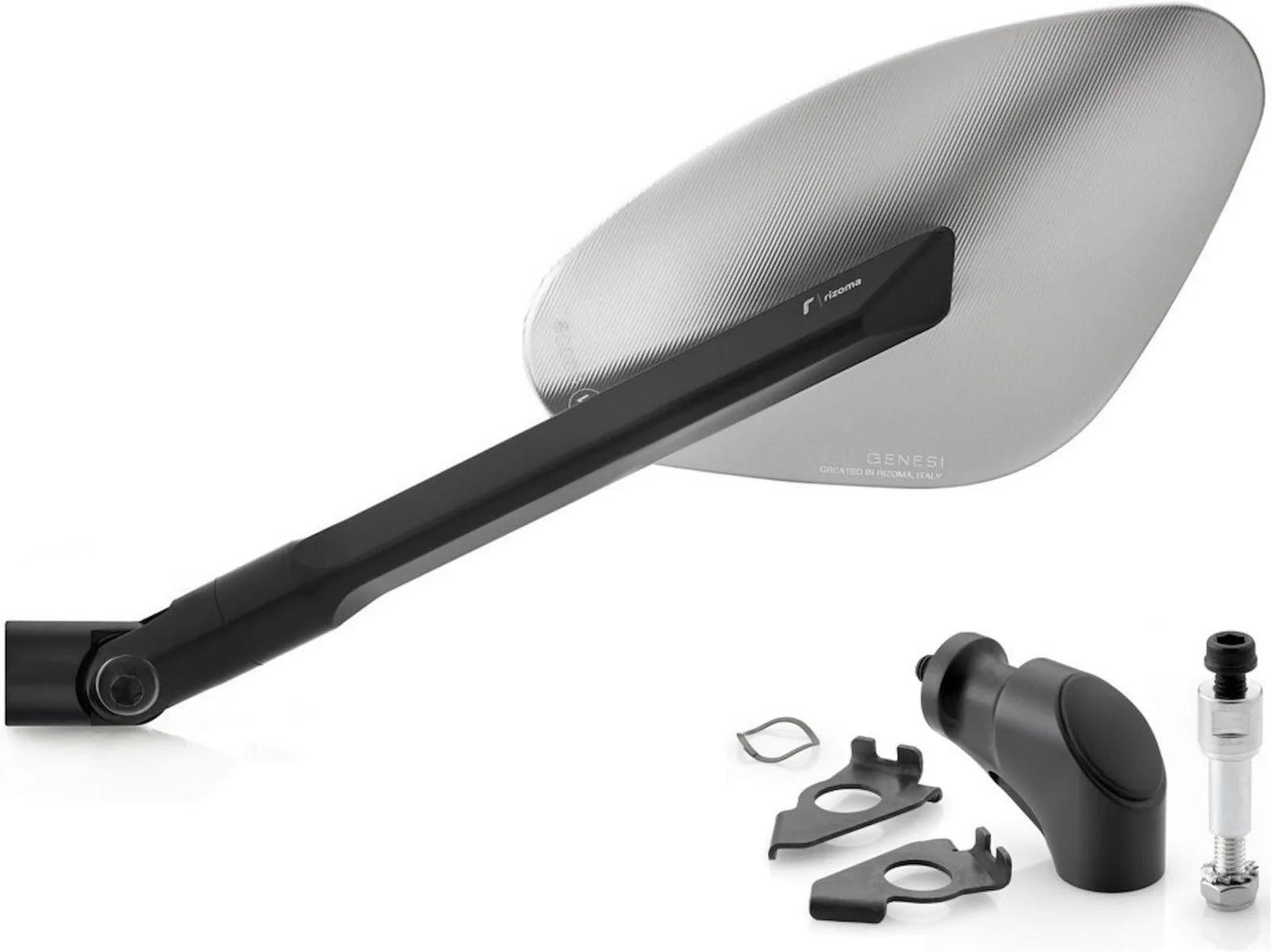 Mirror Side Mount Left Genesi - Rizoma Compatible With Yamaha T-Max 500 (2008-2011)