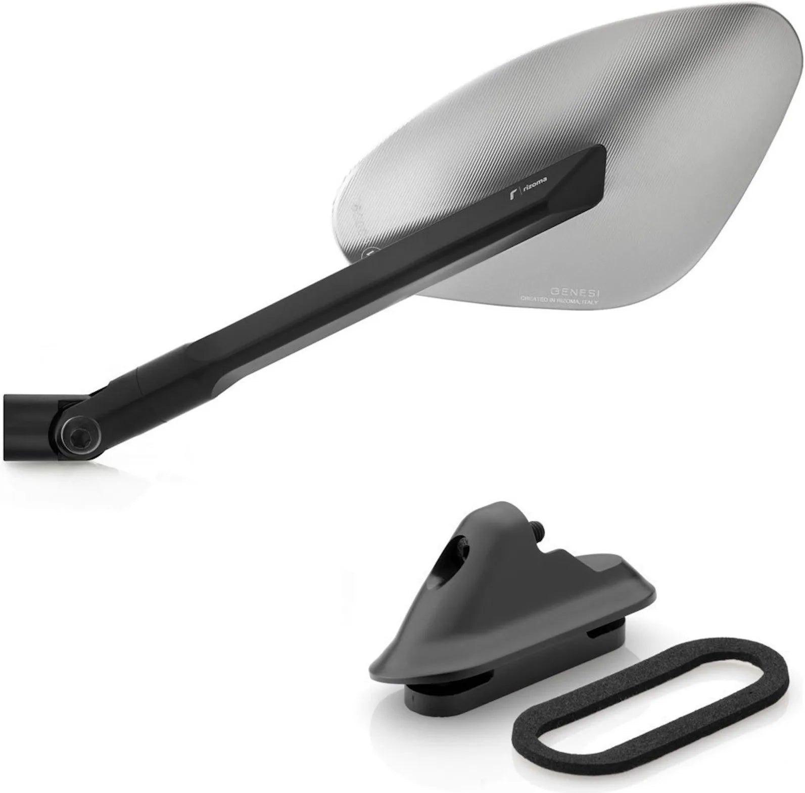 Fairing Mirror Side Mount Left Genesi - Rizoma Compatible With Yamaha T-Max 500 (2008-2011)