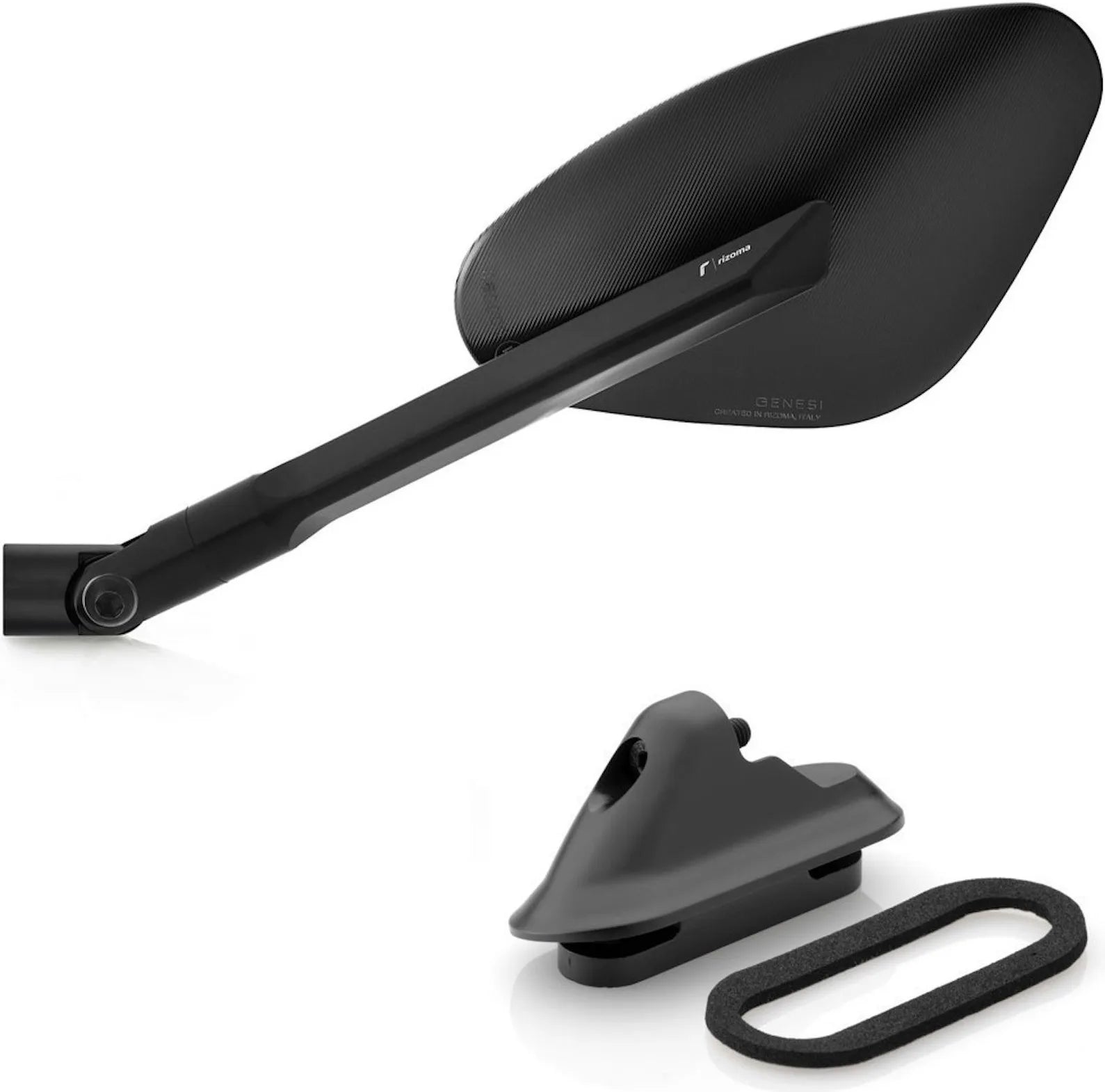 Fairing Mirror Side Mount Left Genesi - Rizoma Compatible With Yamaha T-Max 500 (2008-2011)