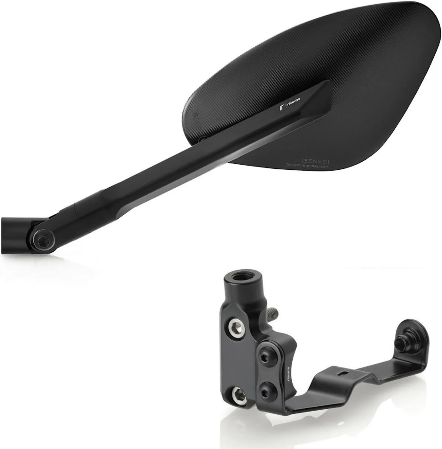Mirror Side Mount Left Genesi - Rizoma Compatible With Mv Agusta Rivale 800 Eas (2013-2019)