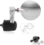 Mirror End Mount Left Spy-R Ø57 - Rizoma Compatible With Kawasaki Z 800 (2012-2016)