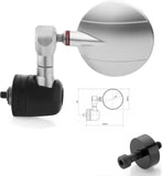 Mirror End Mount Left Spy-R Ø57 - Rizoma Compatible With Bmw R 1200 (2006-2014)
