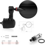 Mirror End Mount Left Universal Ø24,5(21>23) Spy-R Ø57 - Rizoma Compatible With Ktm